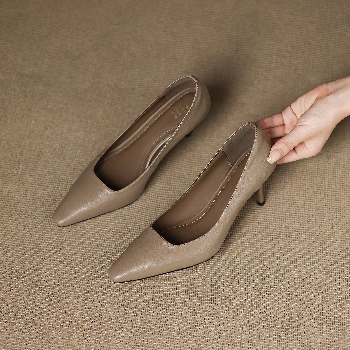 Brucia Genuine Leather Heels