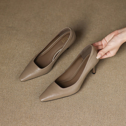 Brucia Genuine Leather Heels