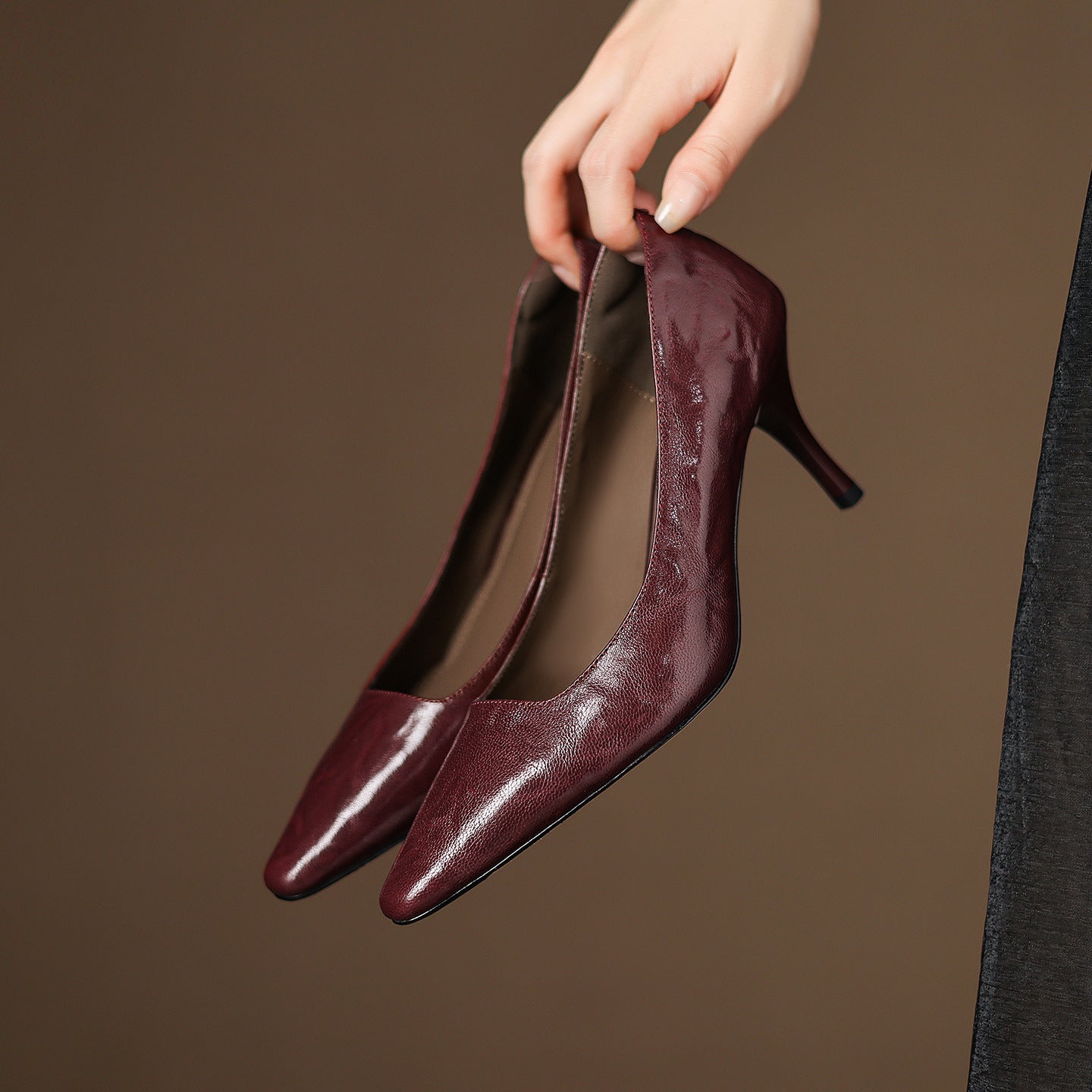 Brucia Genuine Leather Heels