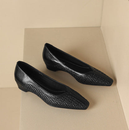 Morissa Genuine Leather Heels