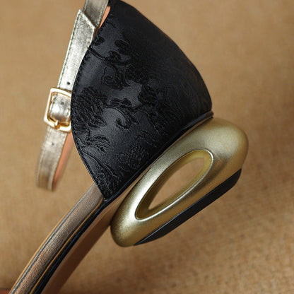 Alexia Genuine Leather Heels