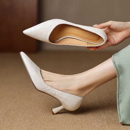 Elore Genuine Leather Heels