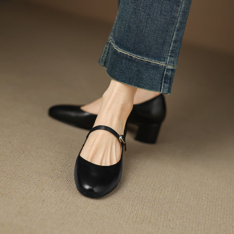 Cadrel Genuine Leather Pumps