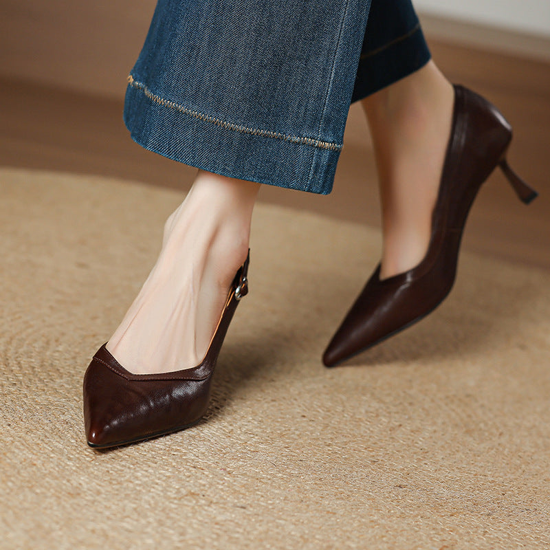 Corva Genuine Leather Heels