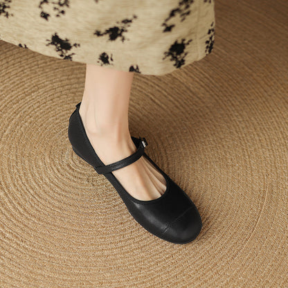 Bruna Genuine Leather Flats