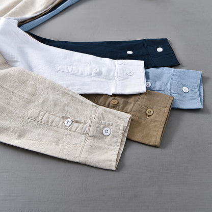 Breon Cotton Linen Blend Shirt