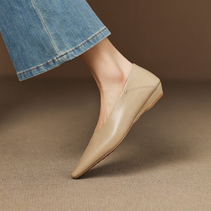 Amira Genuine Leather Flats