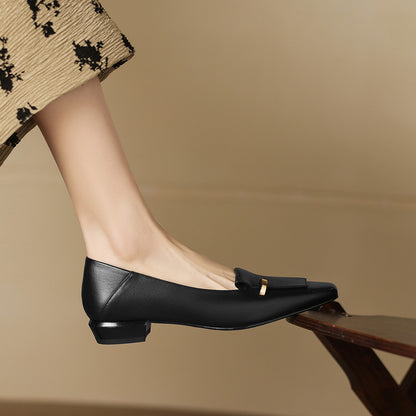Dalia Genuine Leather Loafer Pumps