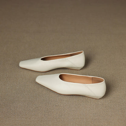 Amira Genuine Leather Flats