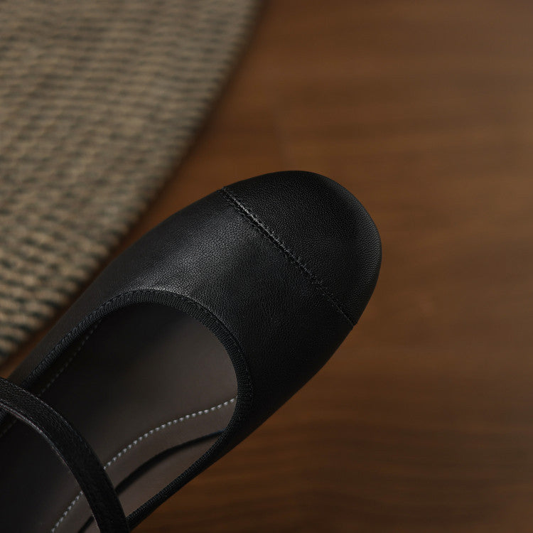 Bruna Genuine Leather Flats