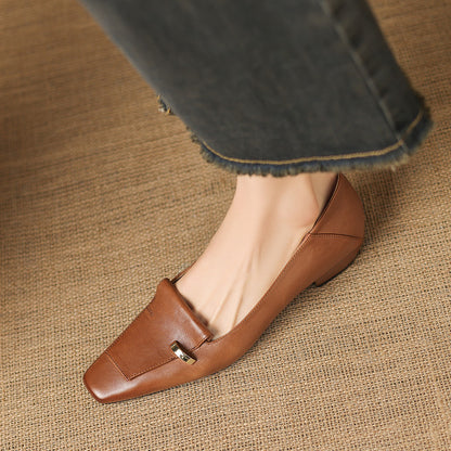 Dalia Genuine Leather Loafer Pumps