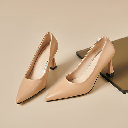 Lior Genuine Leather Heels