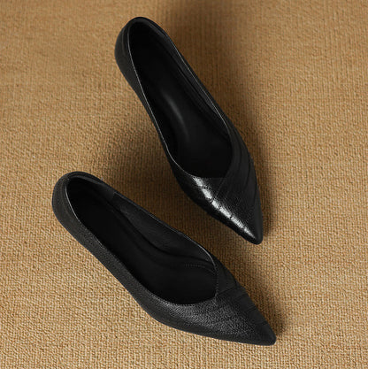 Lexa Genuine Leather Heels