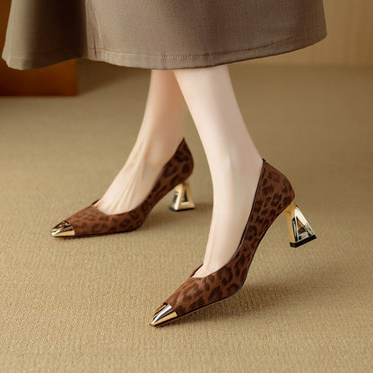 Vania Genuine Leather Heels