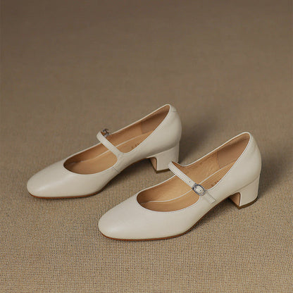 Blare Genuine Leather Heels
