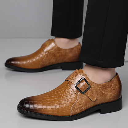 Dorel Single Monk Strap Leather Shoes