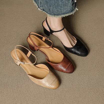 Valery Genuine Leather Pumps