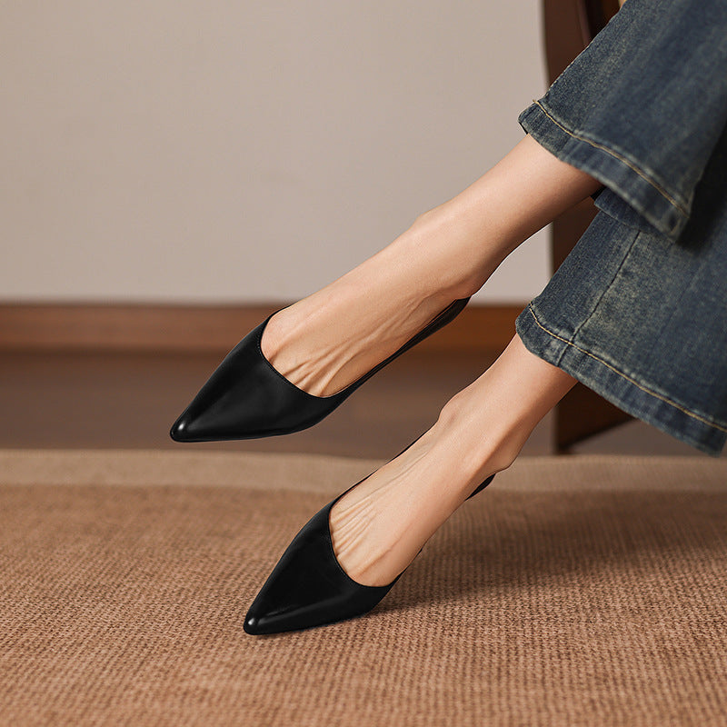 Ayra Genuine Leather Heels