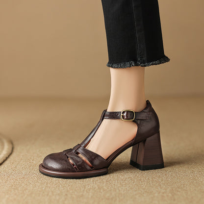 Atley Genuine Leather Heels