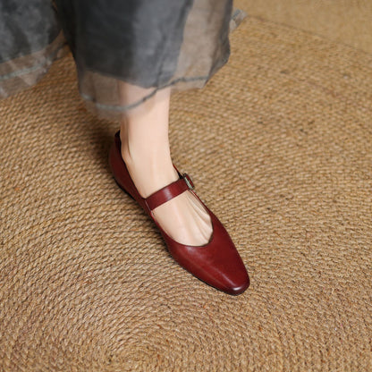 Maira Genuine Leather Heels