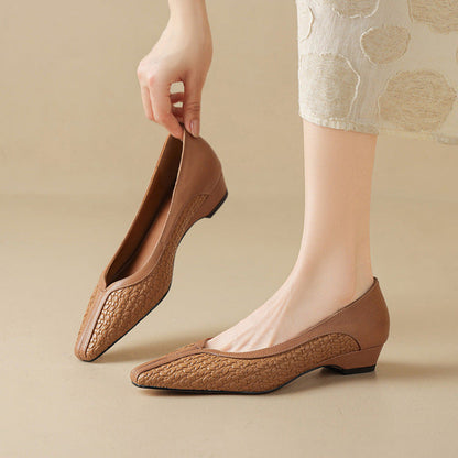 Morissa Genuine Leather Heels