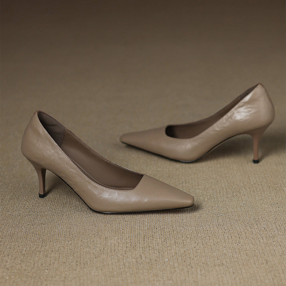 Brucia Genuine Leather Heels
