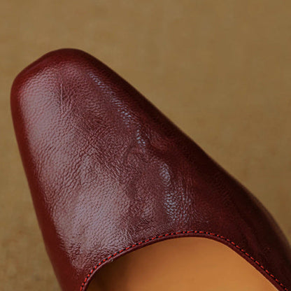 Amaris Genuine Leather Heels