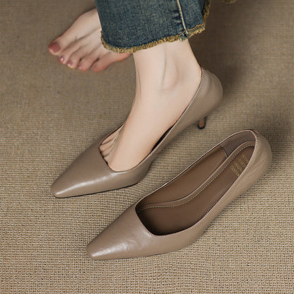 Brucia Genuine Leather Heels