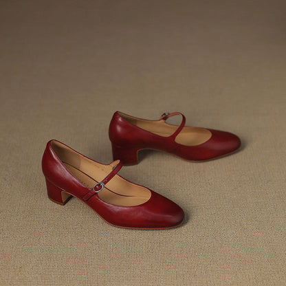 Cadrel Genuine Leather Pumps