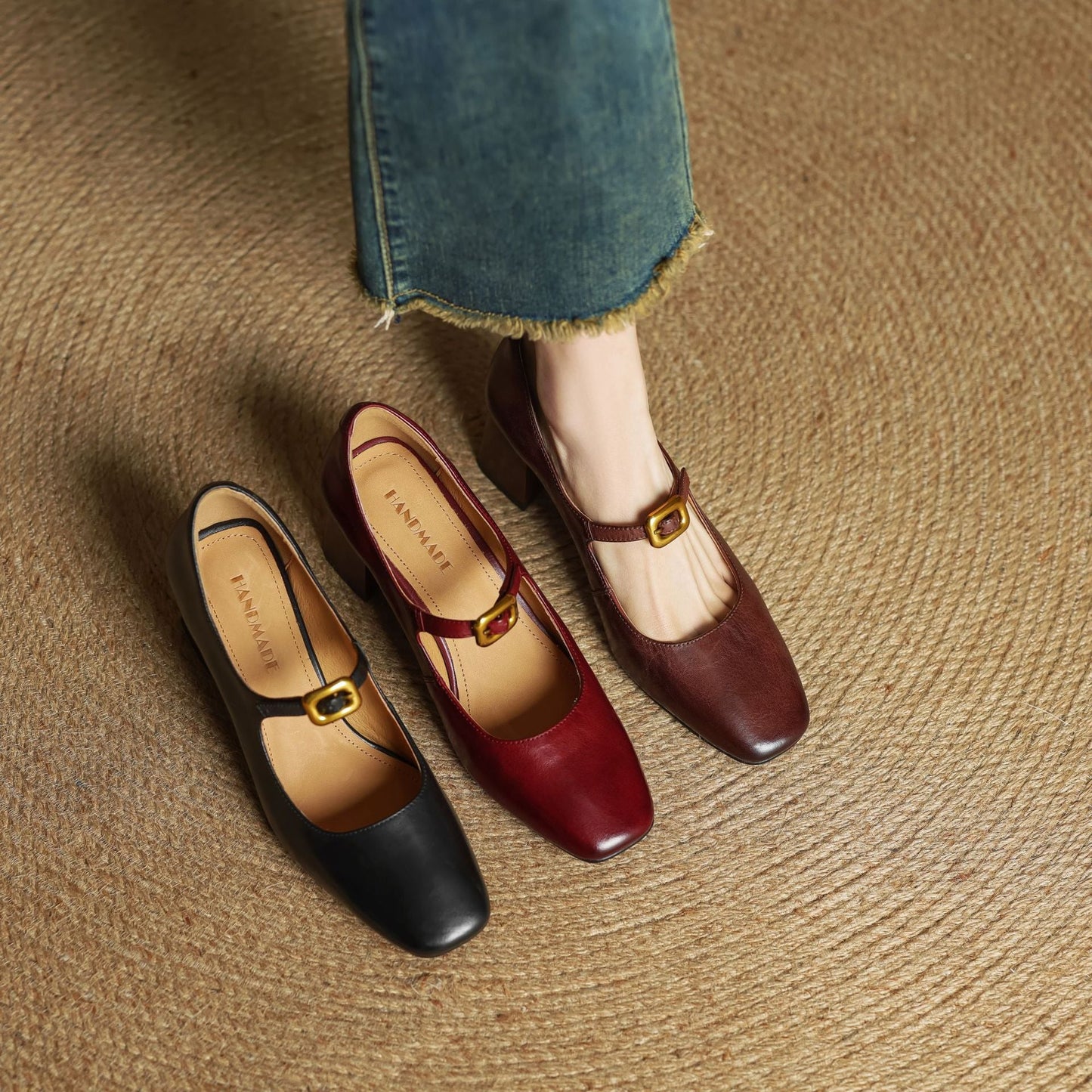 Olea Genuine Leather Heels