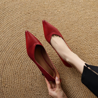 Elan Genuine Leather Heels