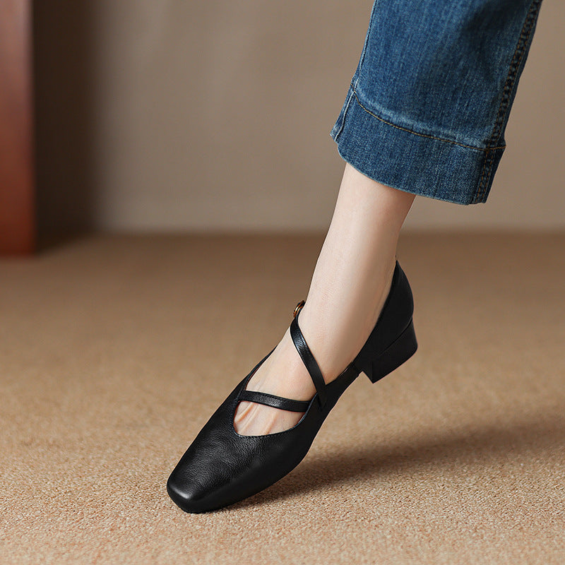 Evra Genuine Leather Heels