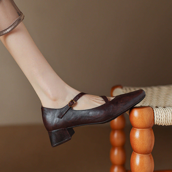 Evra Genuine Leather Heels