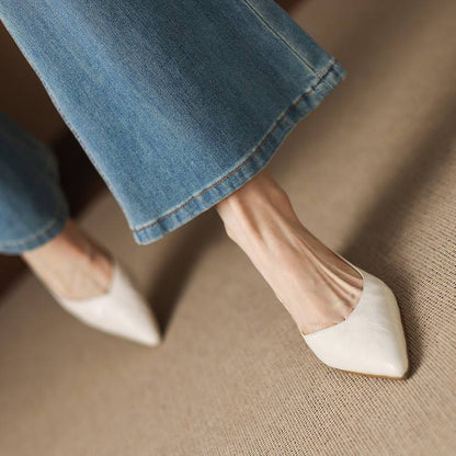 Aelra Genuine Leather Pumps