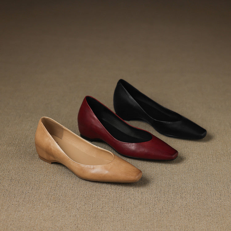 Lyra Genuine Leather Flats