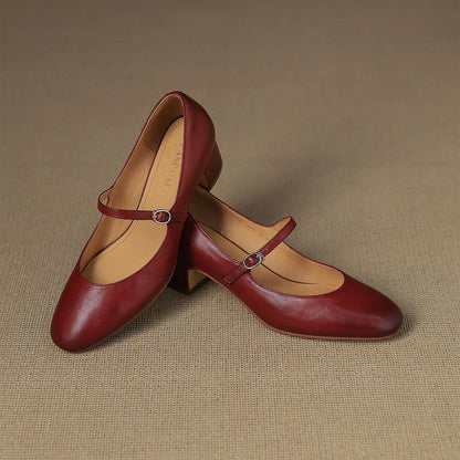 Blare Genuine Leather Heels