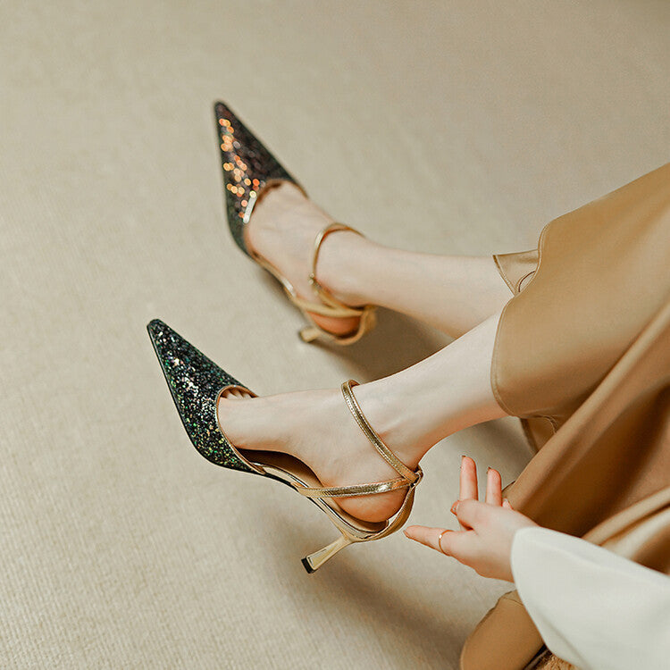 Viora Genuine Leather Heels