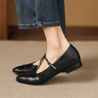 Myzor Genuine Leather Flats