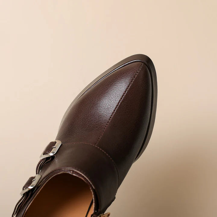 Celena Genuine Leather Heels