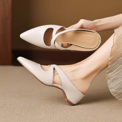 Gale Genuine Leather Mules