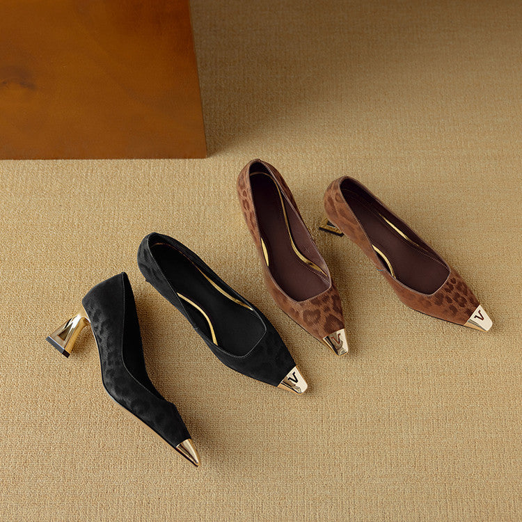Vania Genuine Leather Heels