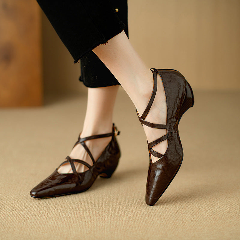 Lira Genuine Leather Heels