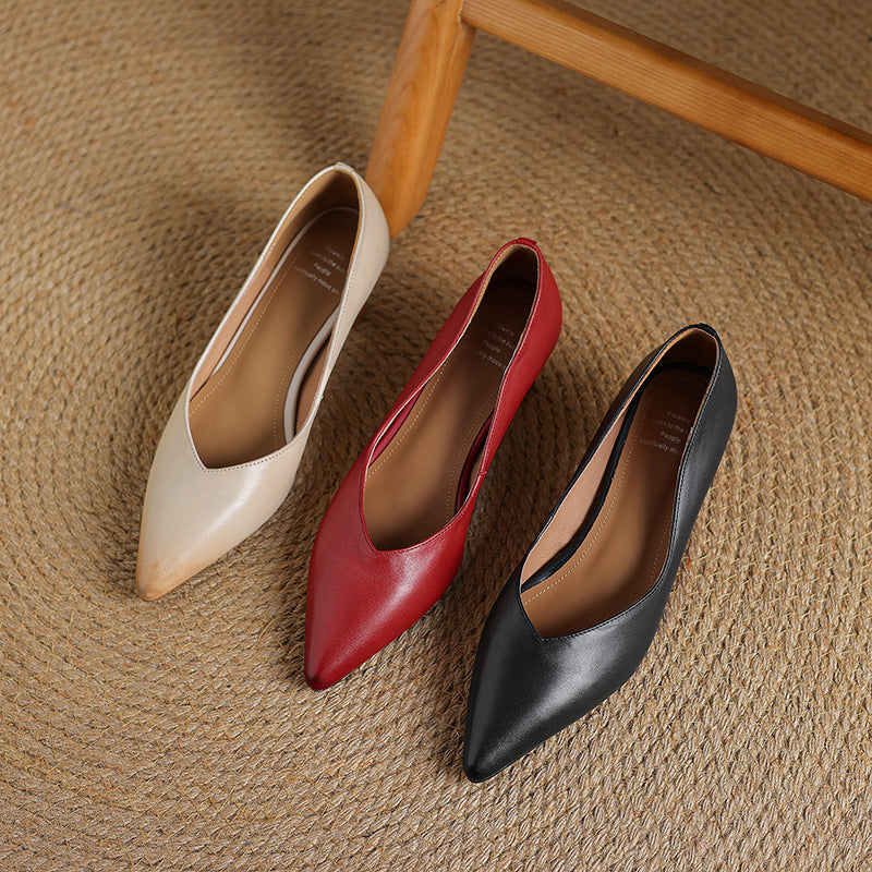 Elan Genuine Leather Heels