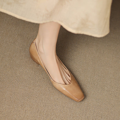 Lyra Genuine Leather Flats