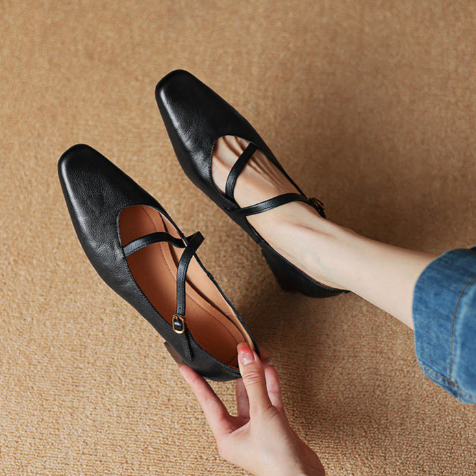 Evra Genuine Leather Heels