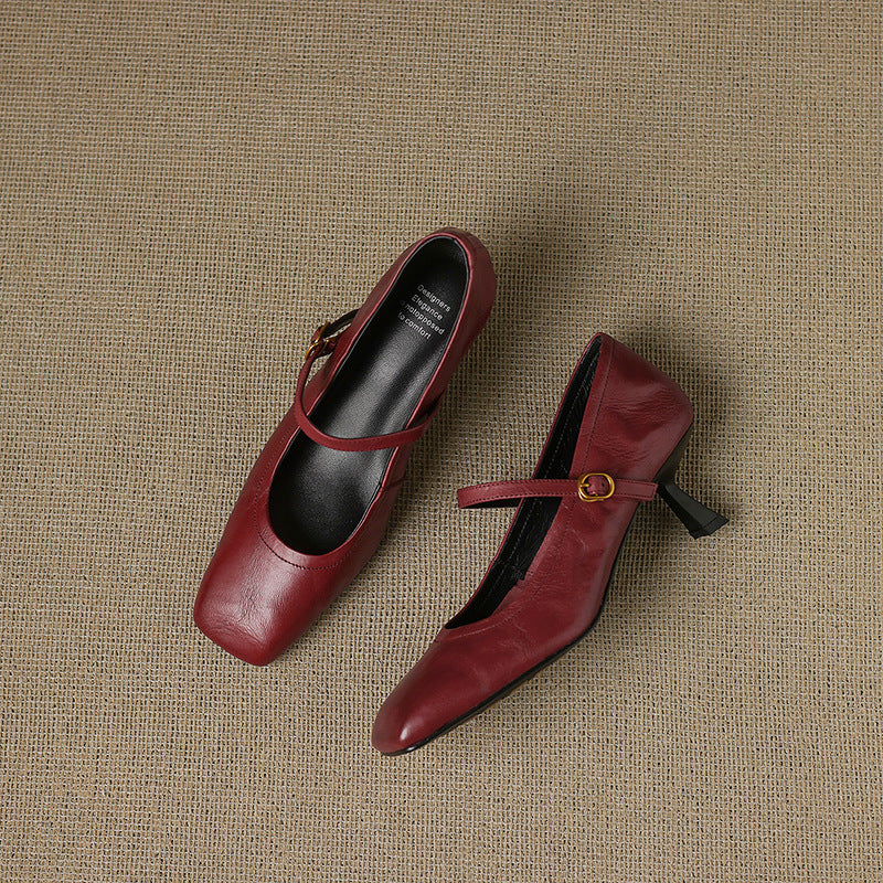 Kedy Genuine Leather Heels
