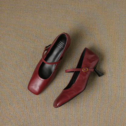 Kedy Genuine Leather Heels