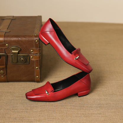 Dalia Genuine Leather Loafer Pumps