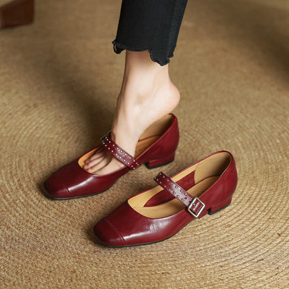 Elry Genuine Leather Shoes