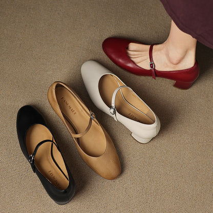 Blare Genuine Leather Heels